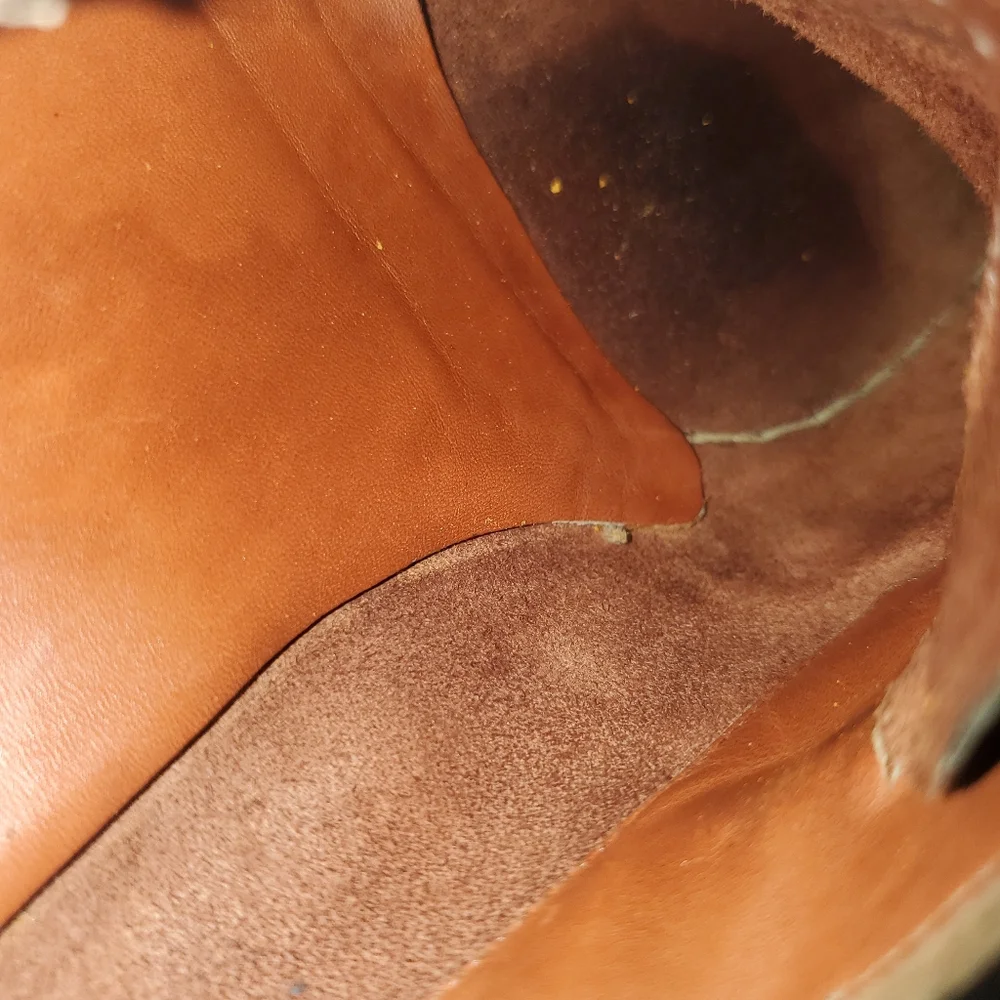 Vintage Gucci Brown Leather Boat Deck Shoes Loafers Men's US 8/ EU 41